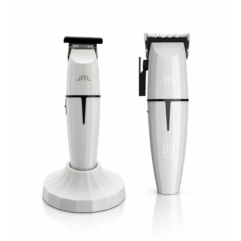 Combo Máquina De Corte Onyx + Trimmer Profesional Onyx White Ghost JRL