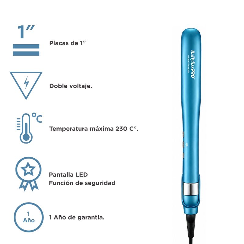 PLANCHA 1" VIBRACION BABYLISS
