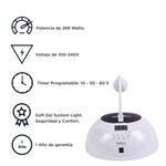 CABINA LED/UV 268W POWERFUL TEKNIKPRO