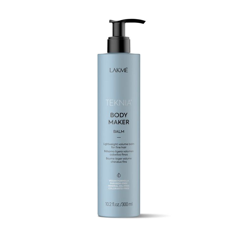 Combo Chico Voluminizador Cabellos Finos Body Maker Lakme