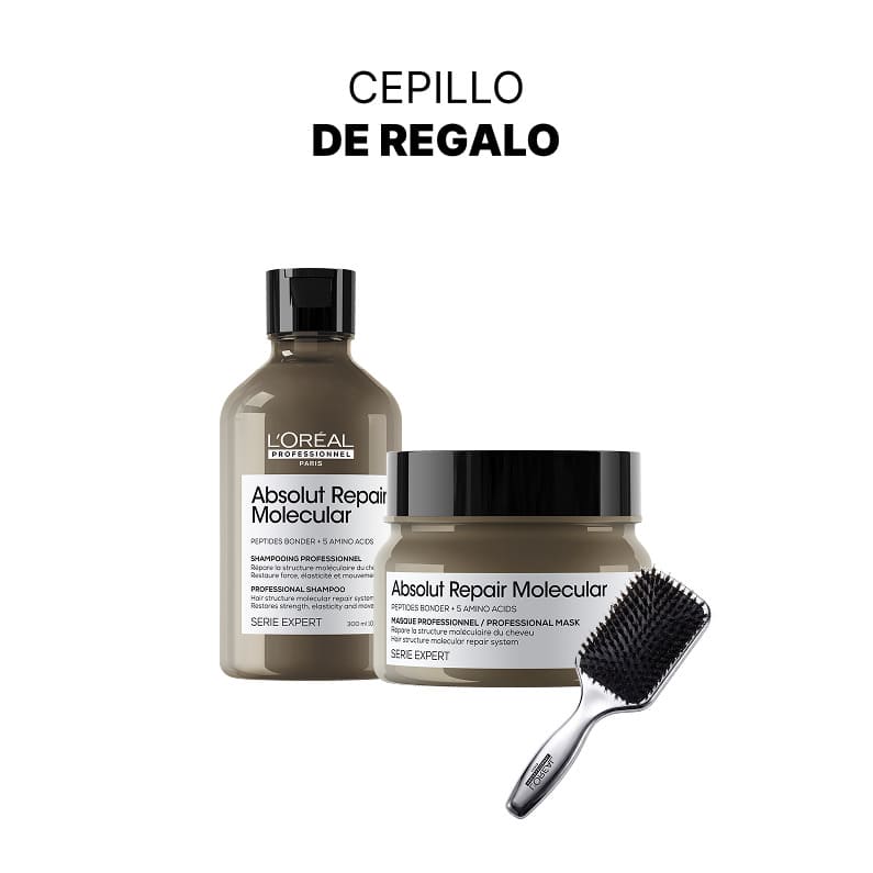 Kit Shampoo + Máscara Absolut Repair Molecular Serie Expert L'Oréal Professionnel