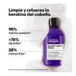 Kit Shampoo + Máscara + Sérum Keratin Alpha Sleek | Serie Expert | L'Oréal Professionnel