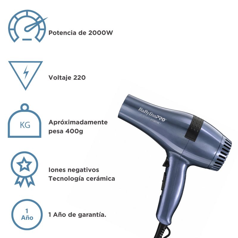 KIT CERAMIX XTREME 5572 BABYLISS